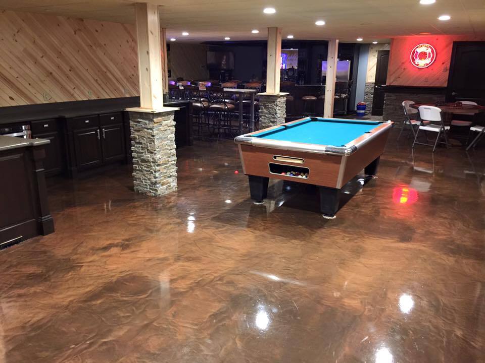 Metallic Brown Epoxy Floor Metallic Brown Epoxy Floor